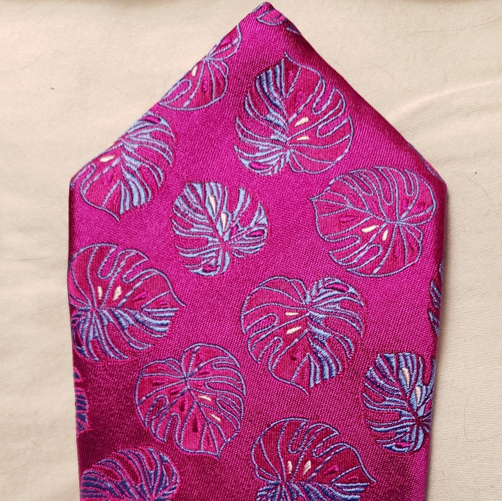 Ted Baker London Leaf Pattern 3" Silk Tie